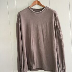 Kuhl Kommando Crew Wildfibre Organic Cotton Long Sleeve Gorpcore Mens XXL Gray
